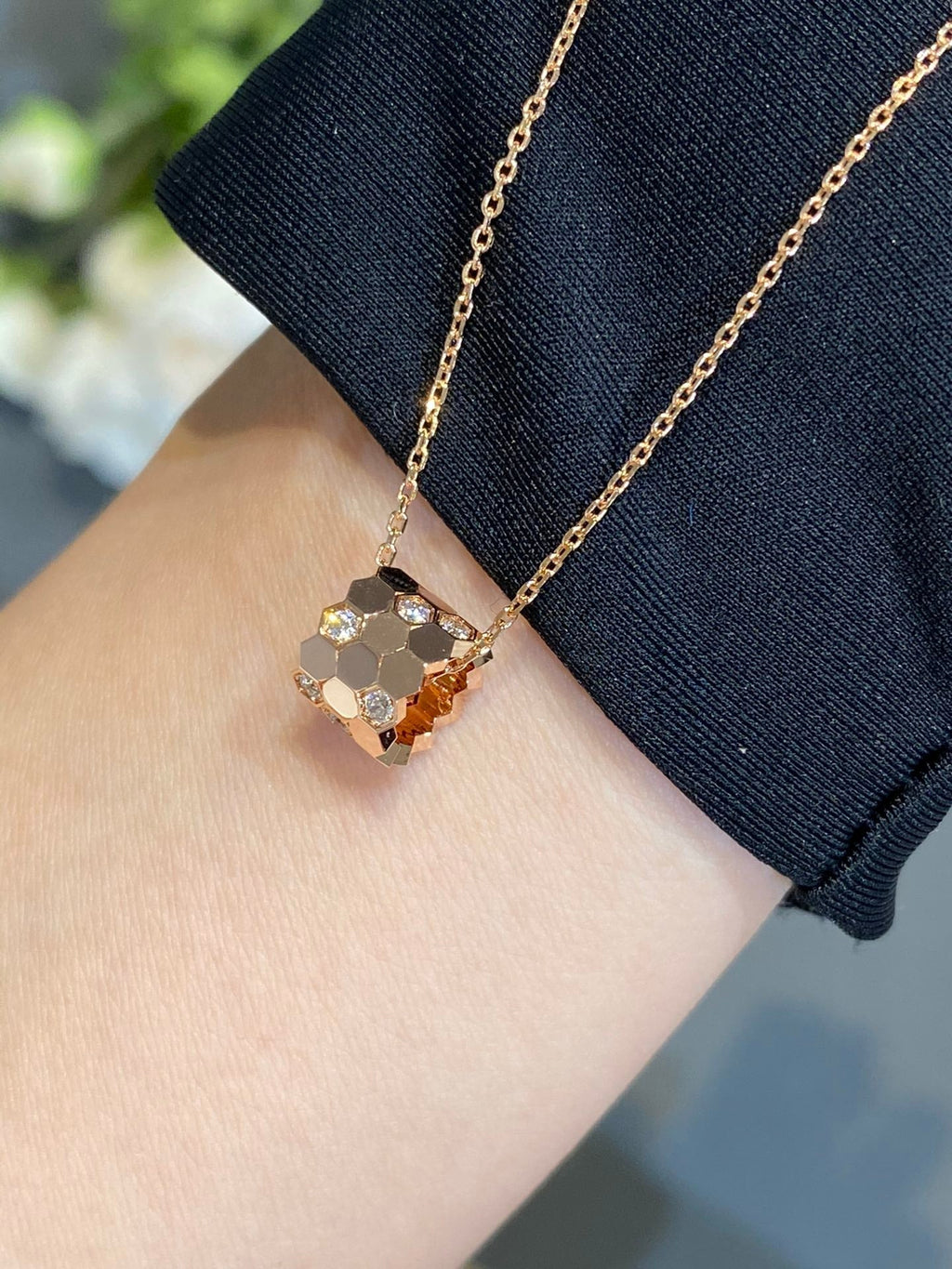 [Marin]BEE LOVE DIAMOND NECKLACE