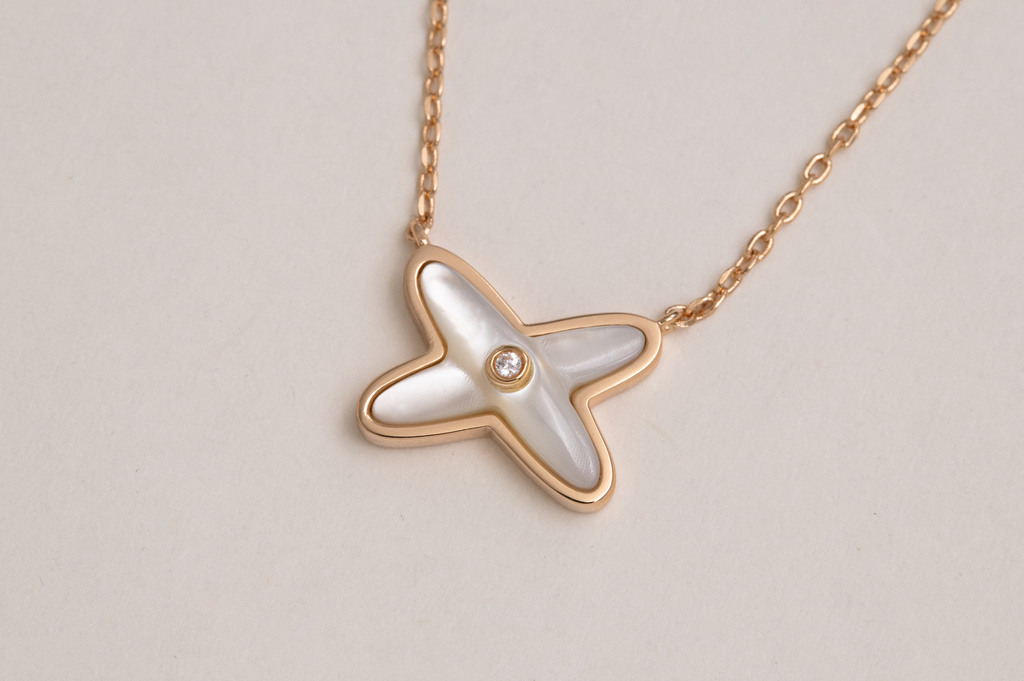 [Marin]JEUX DE COLLIER 1 DIAMANT