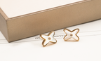 [Marin]JEUX DE WHITE MOP ROSE GOLD DIAMOND EARRINGS