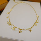 [Marin]BLOOMING SUPPLE NECKLACE BRASS