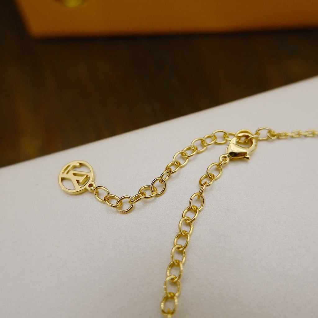 [Marin]BLOOMING SUPPLE NECKLACE BRASS