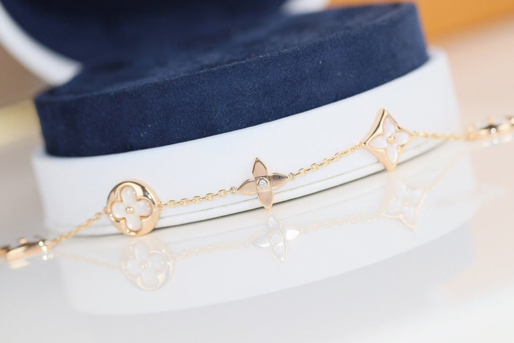 [Marin]BRACELET TRÈFLE À QUATRE FEUILLES