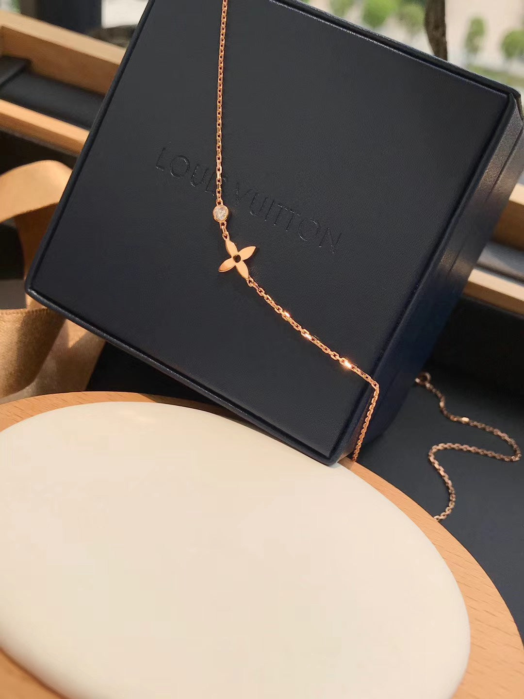 [Marin]BLOSSOM PENDANT PINK GOLD AND DIAMOND