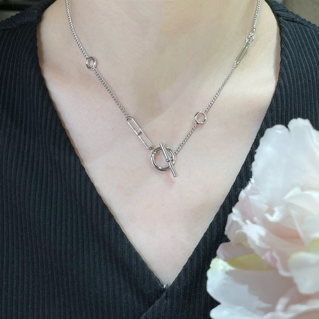 [Marin]HM STERLING CHAINE D'ANCRE HEART