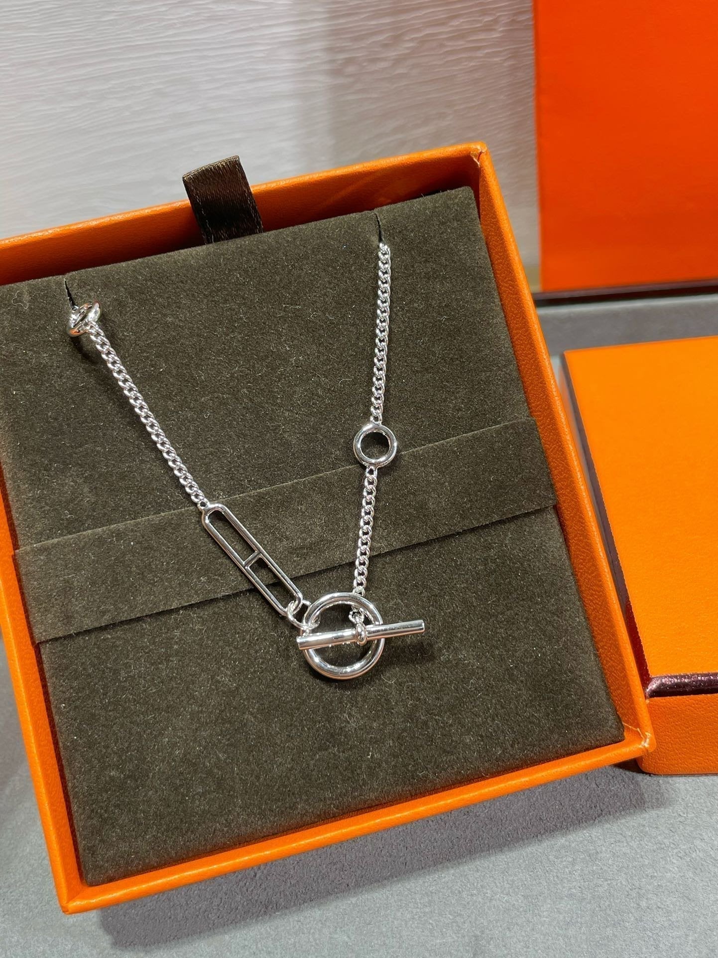 [Marin]HM STERLING CHAINE D'ANCRE HEART