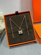 [Marin]H CIRCE MOISSANITE PENDANT NECKLACE GOLD