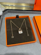 [Marin]H CIRCE MOISSANITE PENDANT NECKLACE GOLD