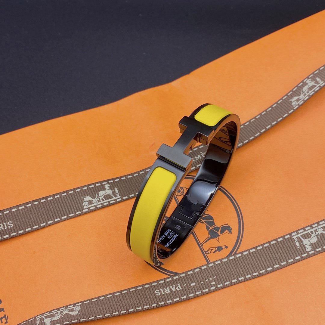 [Marin]CLIC HM SO BLACK YELLOW BRACELET