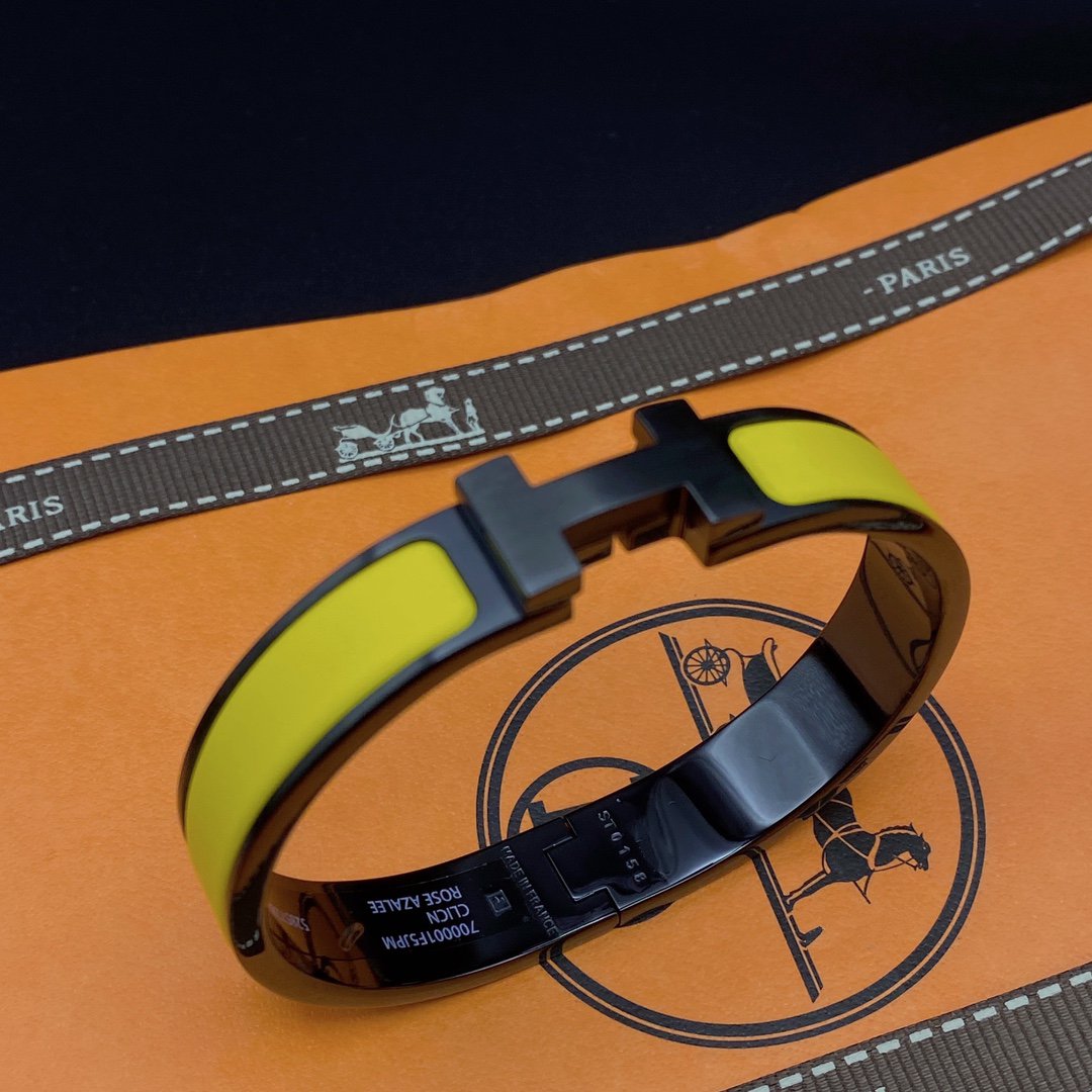[Marin]CLIC HM SO BLACK YELLOW BRACELET