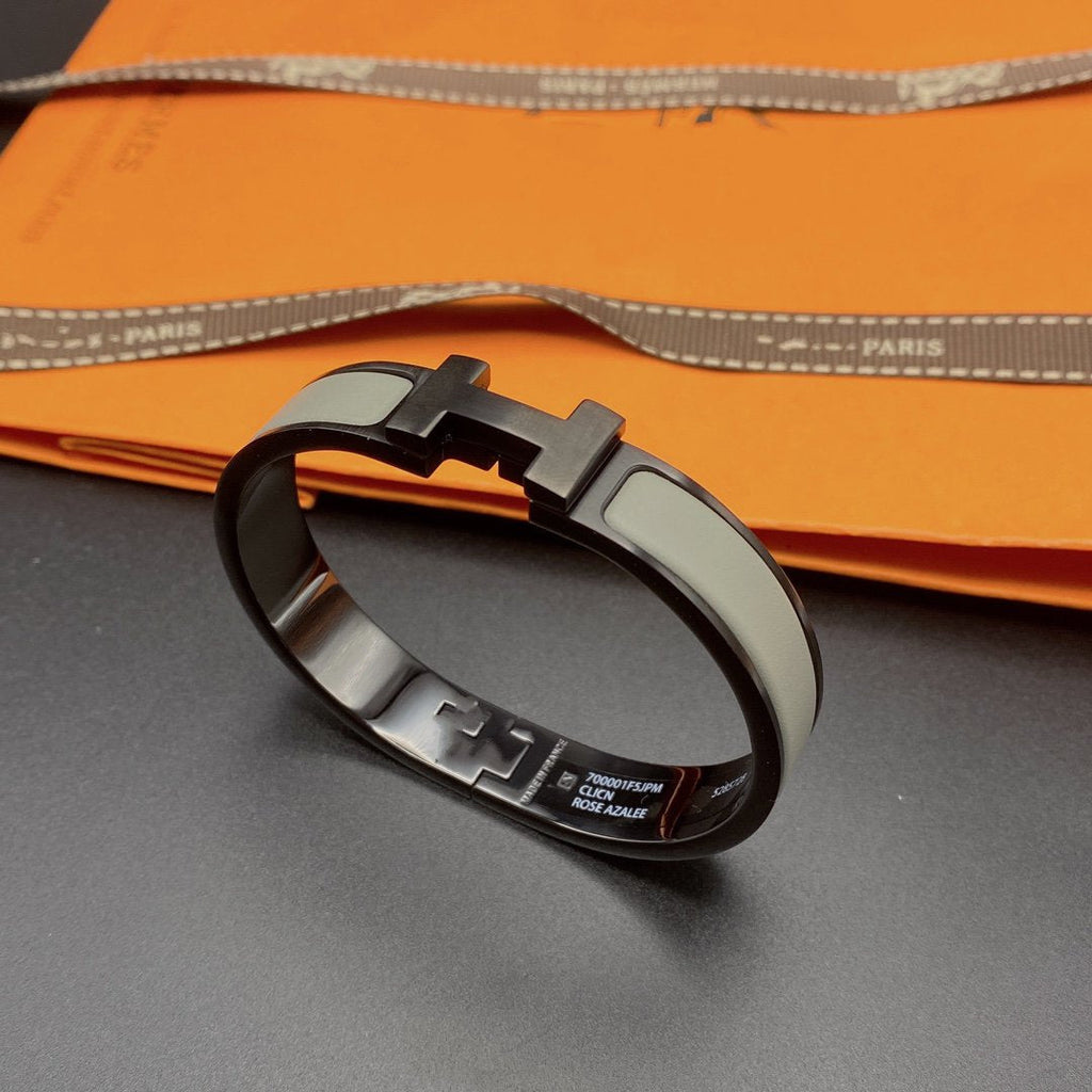 [Marin]CLIC HM BRACELET NOIR GRIS