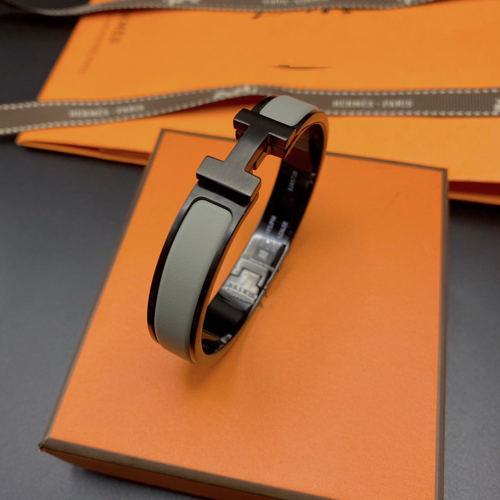 [Marin]CLIC HM BRACELET NOIR GRIS