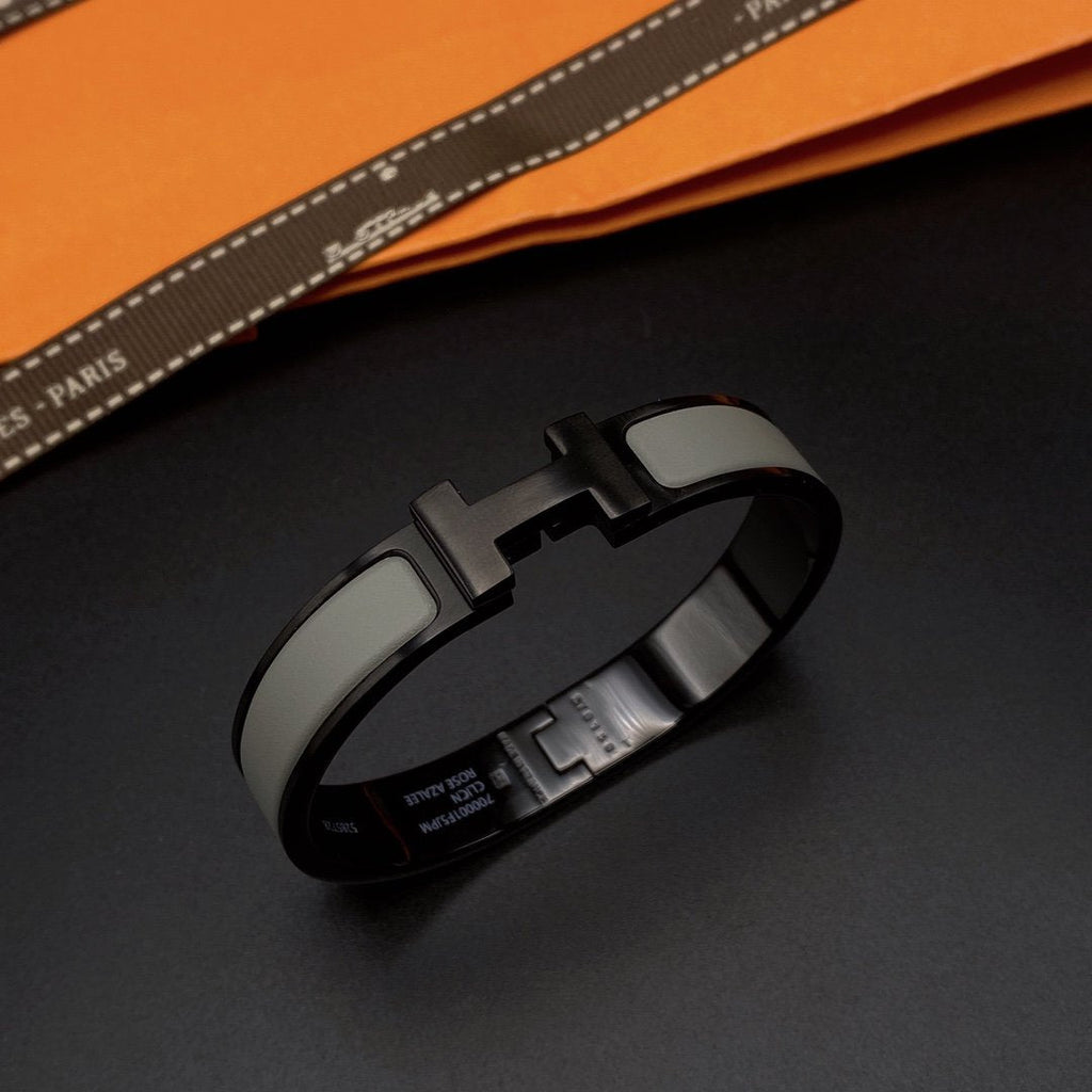 [Marin]CLIC HM BRACELET NOIR GRIS