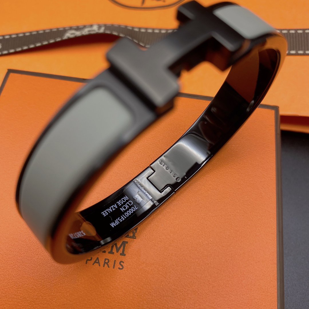 [Marin]CLIC HM SO BLACK GREY BRACELET