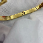 [Marin]CLASSIC HM CLIC WHITE 8MM ENAMEL BRACELET