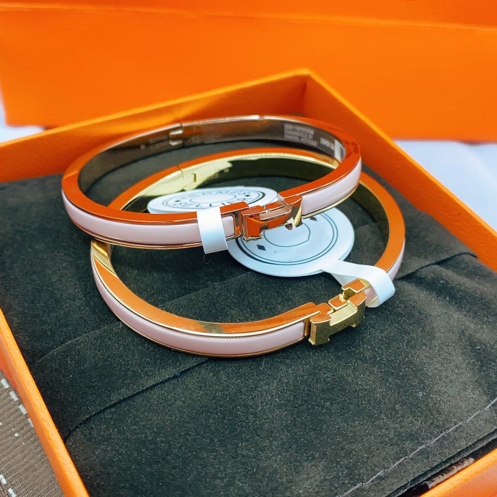 [Marin]CLASSIC HM CLIC  PINK 8MM ENAMEL BRACELET