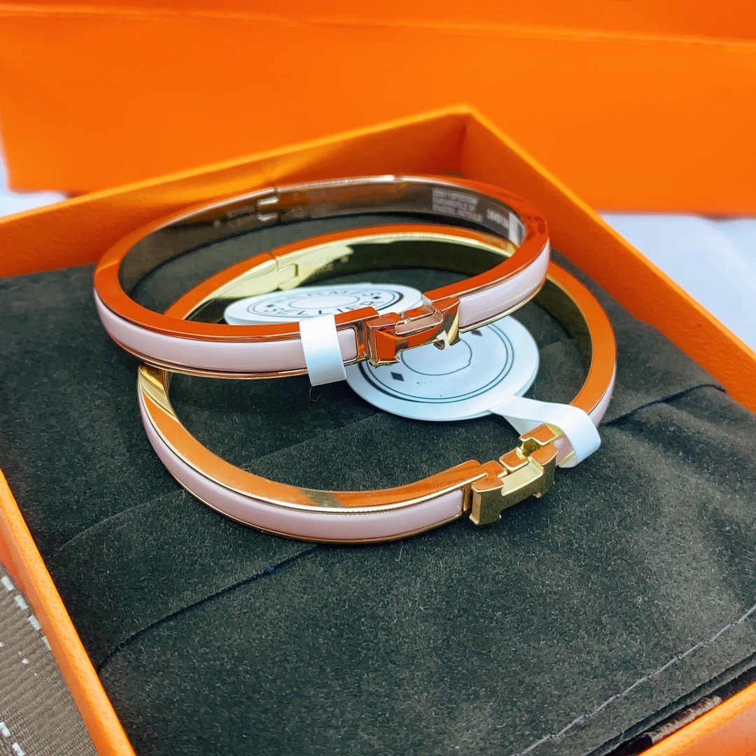[Marin]CLASSIC HM CLIC  PINK 8MM ENAMEL BRACELET