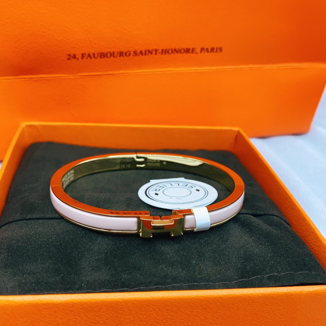 [Marin]CLASSIC HM CLIC  PINK 8MM ENAMEL BRACELET