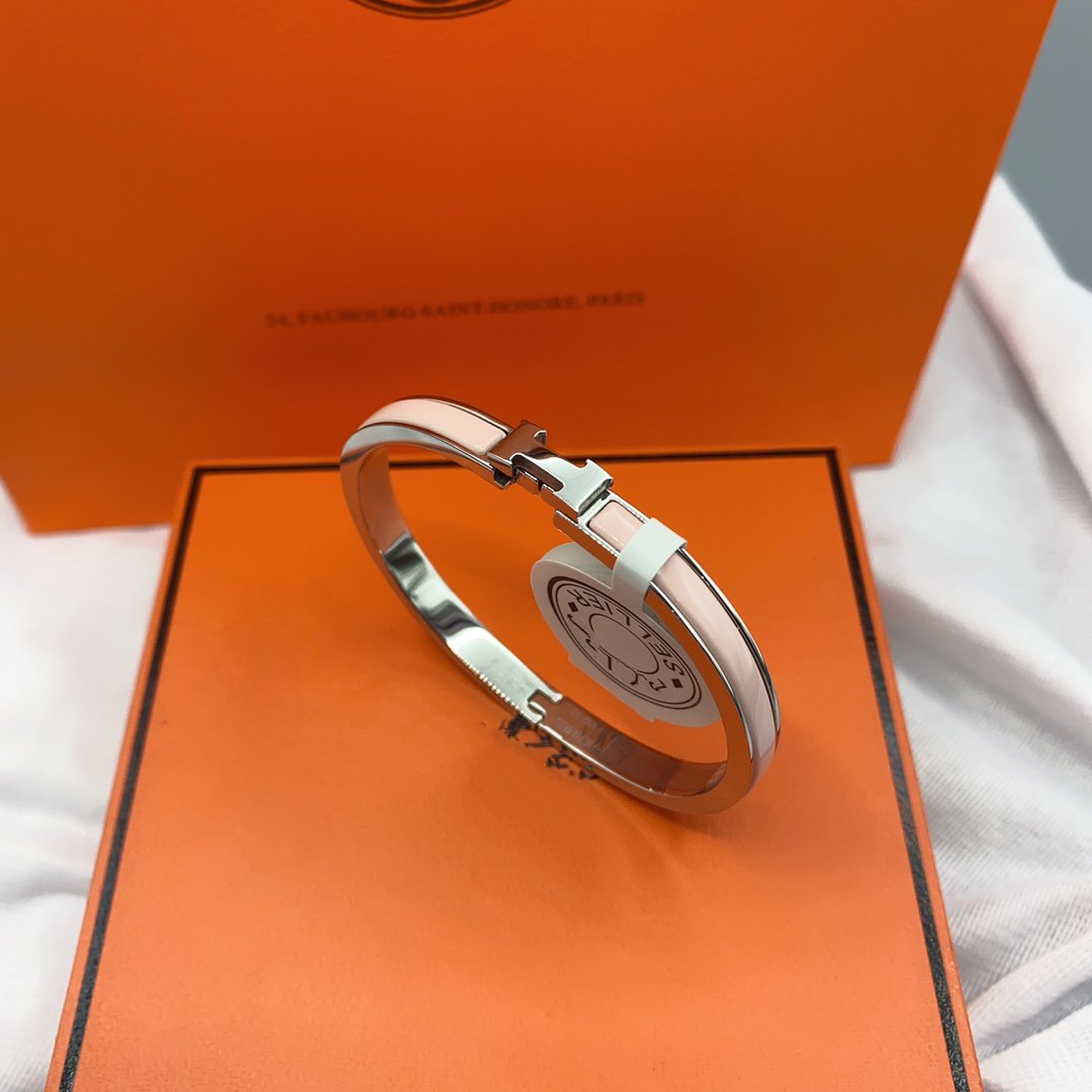 [Marin]CLASSIC HM CLIC  PINK 8MM ENAMEL BRACELET