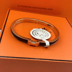 [Marin]CLASSIC HM CLIC BLACK 8MM ENAMEL BRACELET