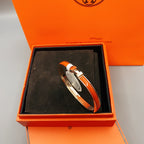 [Marin]BRACELET CLIC H ÉMAIL ROUGE 8 MM CLASSIQUE