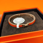 [Marin]BRACELET CLIC H ÉMAIL ROUGE 8 MM CLASSIQUE