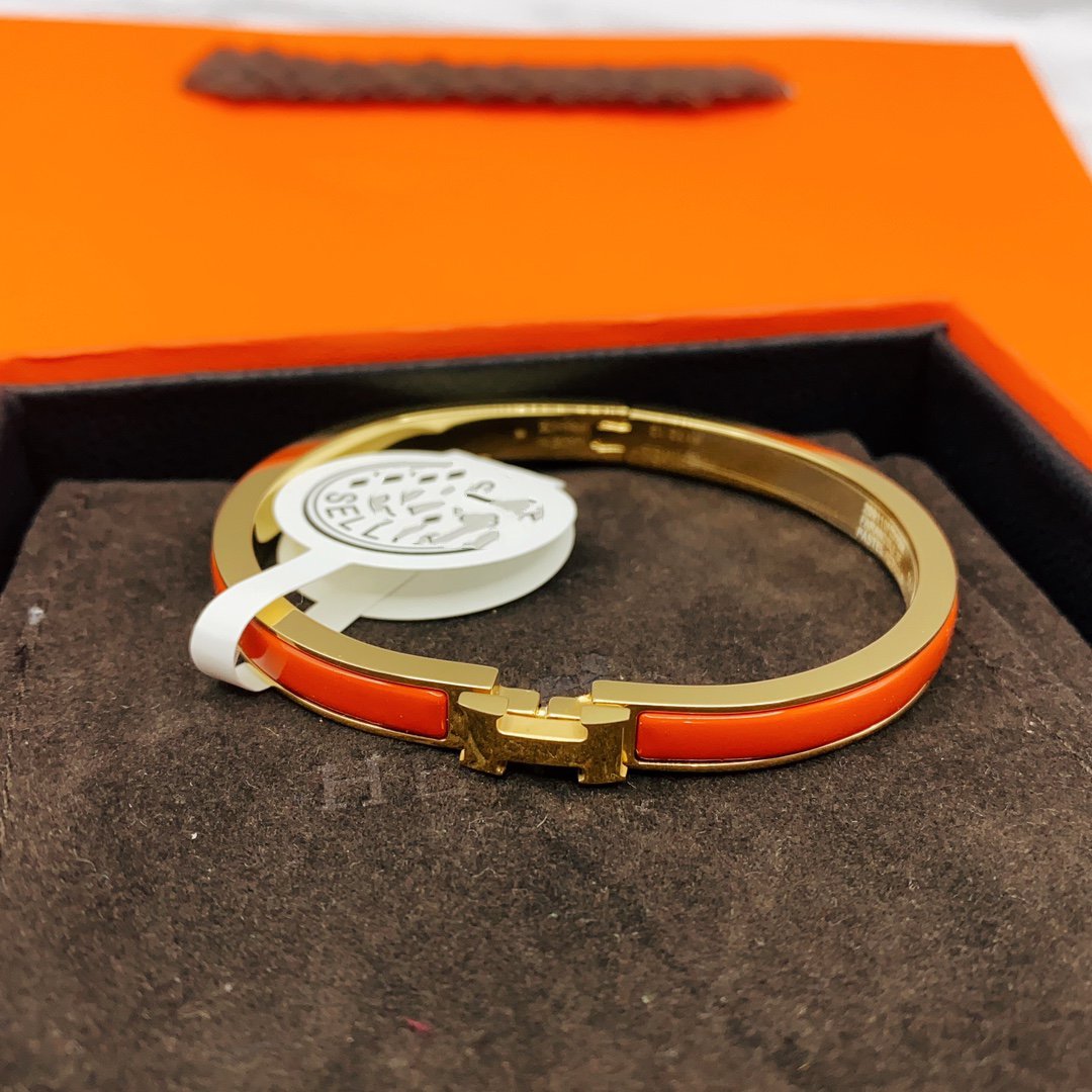 [Marin]CLASSIC HM CLIC RED 8MM ENAMEL BRACELET