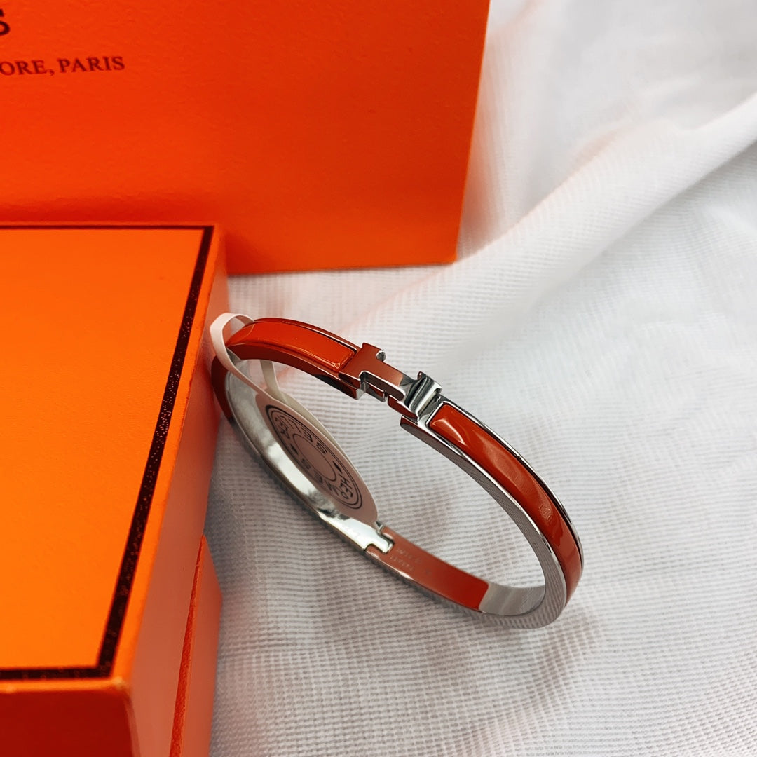 [Marin]CLASSIC HM CLIC RED 8MM ENAMEL BRACELET