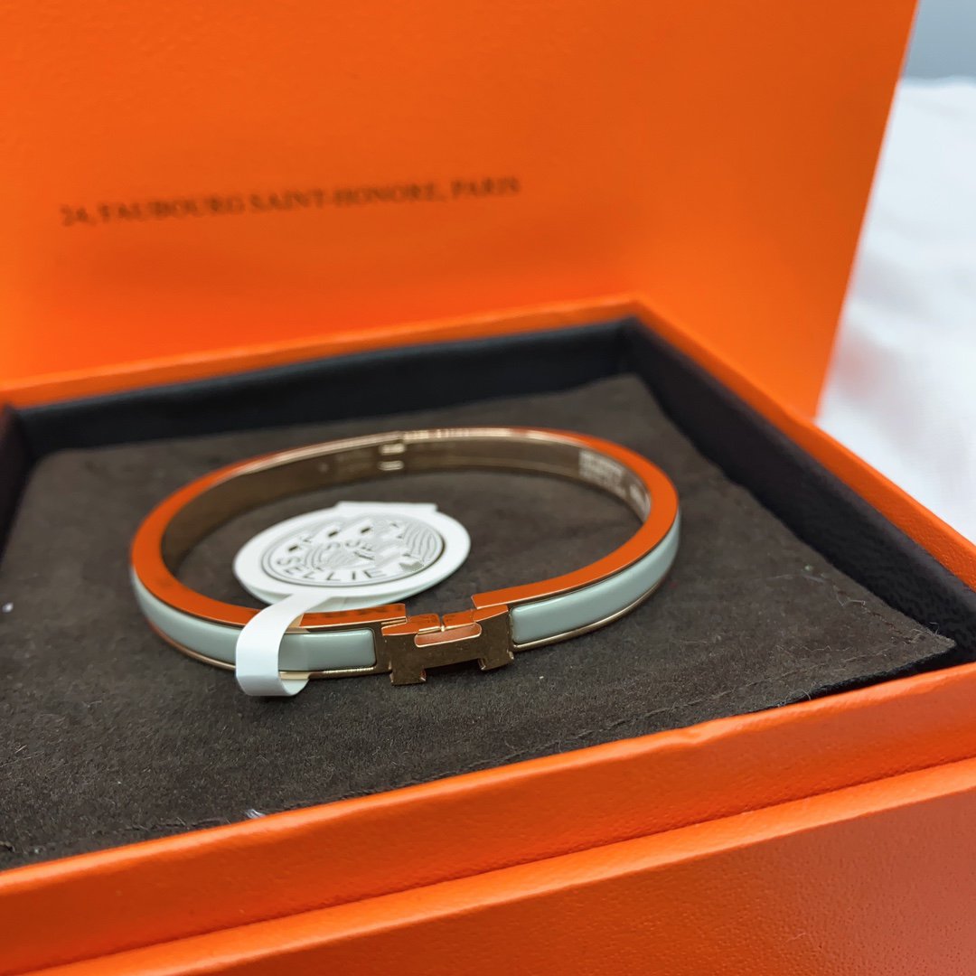 [Marin]CLASSIC HM CLIC GREEN 8MM ENAMEL BRACELET