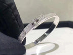 [Marin]HM KELLY BRACELET IN SILVER AND FULL PAVE DIAMOND
