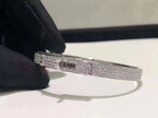[Marin]HM KELLY BRACELET IN SILVER AND FULL PAVE DIAMOND