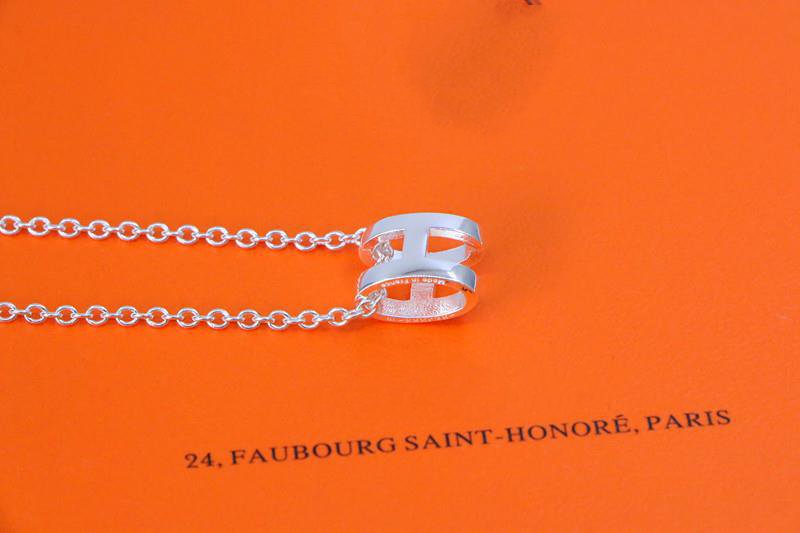[Marin]HM NECKLACE H LETTER OVAL SERIES