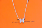 [Marin]HM NECKLACE H LETTER OVAL SERIES