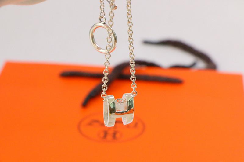 [Marin]HM NECKLACE H LETTER OVAL SERIES