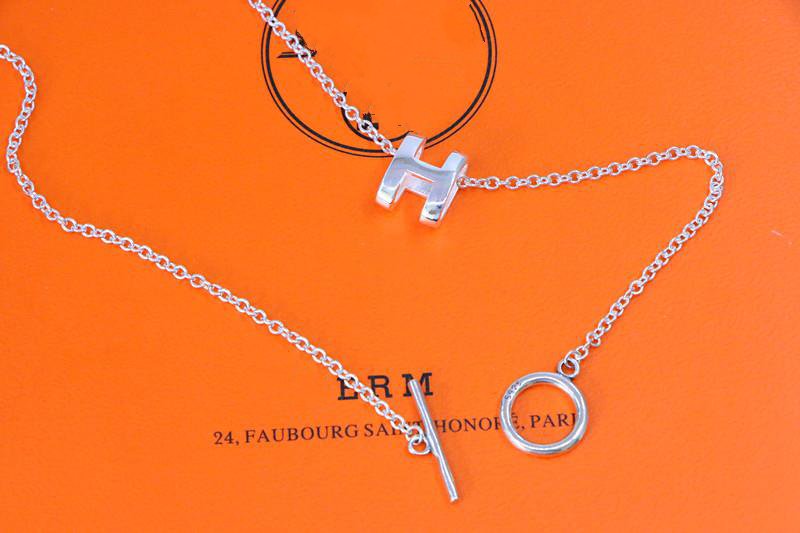 [Marin]HM NECKLACE H LETTER OVAL SERIES