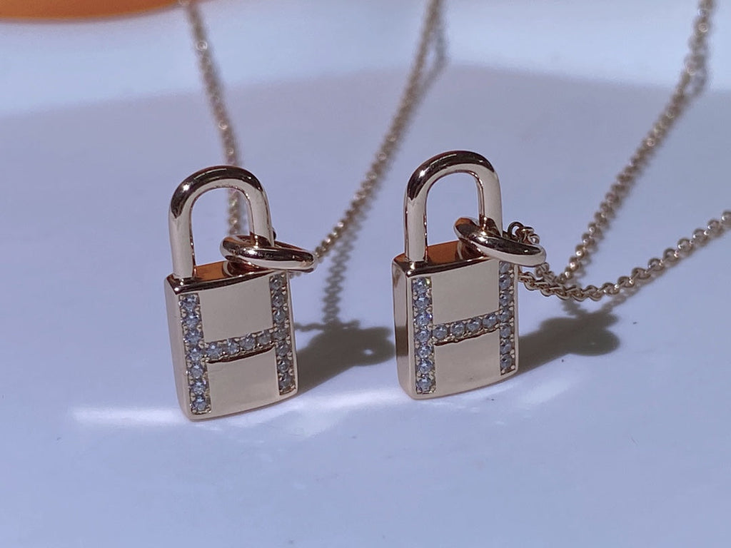 [Marin]HM ADVANCED NICHE LOCK HEAD NECKLACE DIAMONDS