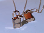 [Marin]HM ADVANCED NICHE LOCK HEAD NECKLACE DIAMONDS
