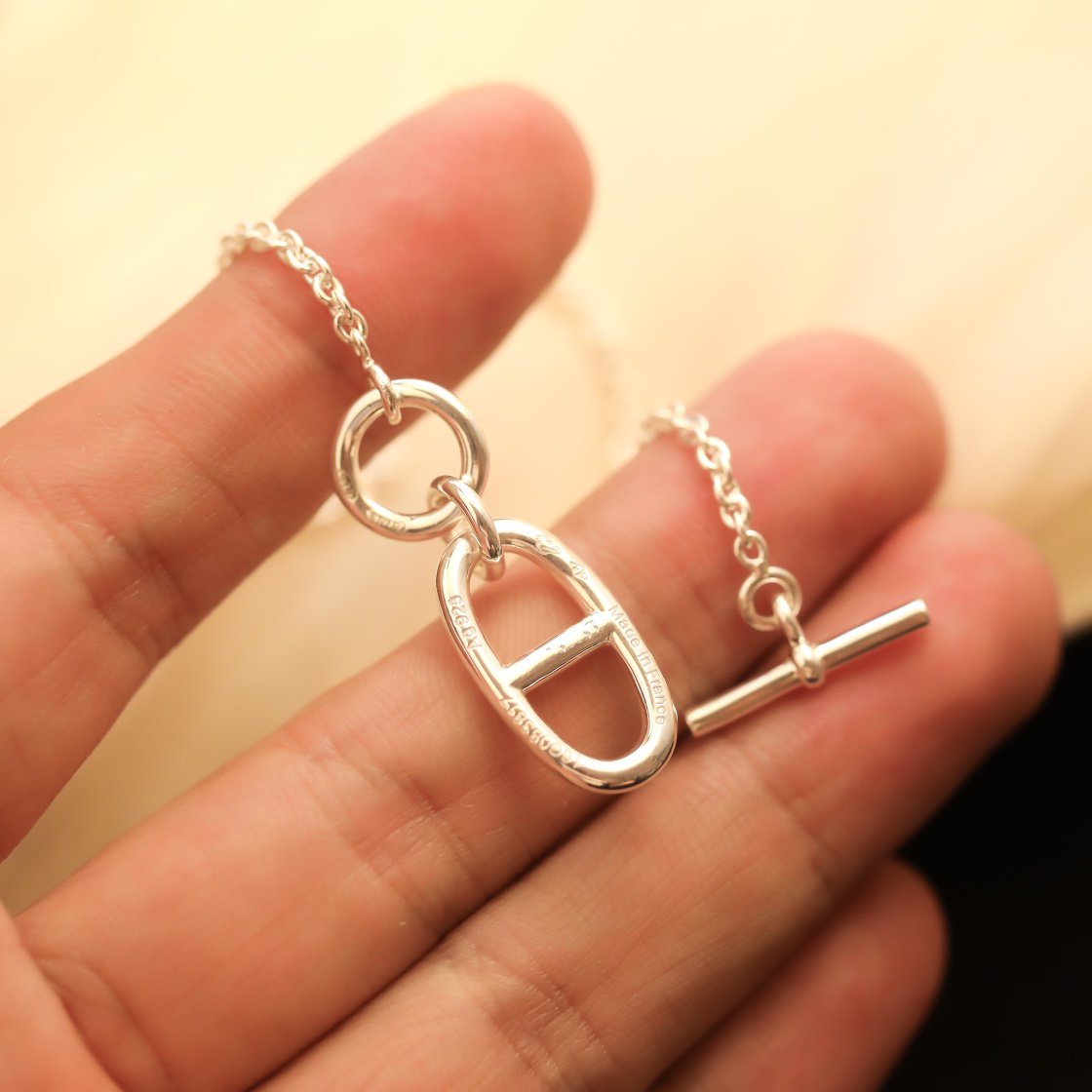 [Marin]HM CHAINE D'ANCRE PENDANT NECKLACE STERLING SILVER