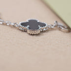 [⭐Shinejoy] COLLECTION DE BRACELETS CLOVER 5 MOTIFS ONYX