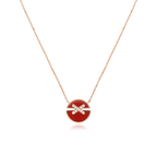 [Marin]JEUX DE ROSE GOLD DIAMOND NECKLACE