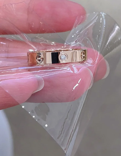 [Marin]LOVE RING 4MM 1 DIAMOND