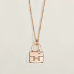 [Marin]AMULETTE PEDANT ROSE GOLD NECKLACE