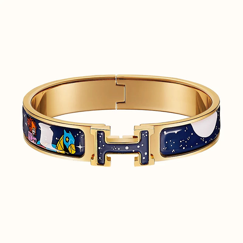 [Marin]H STAR AND MOON BRACELET 12MM