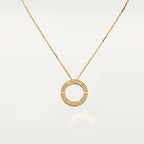 [Marin]LOVE NECKLACE ADJUSTABLE ROSE GOLD