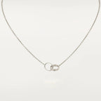 [Marin]LOVE NECKLACE PINK GOLD AND SILVER