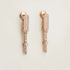 [Marin]CHAINE CHAOS DIAMOND DROP EARRINGS