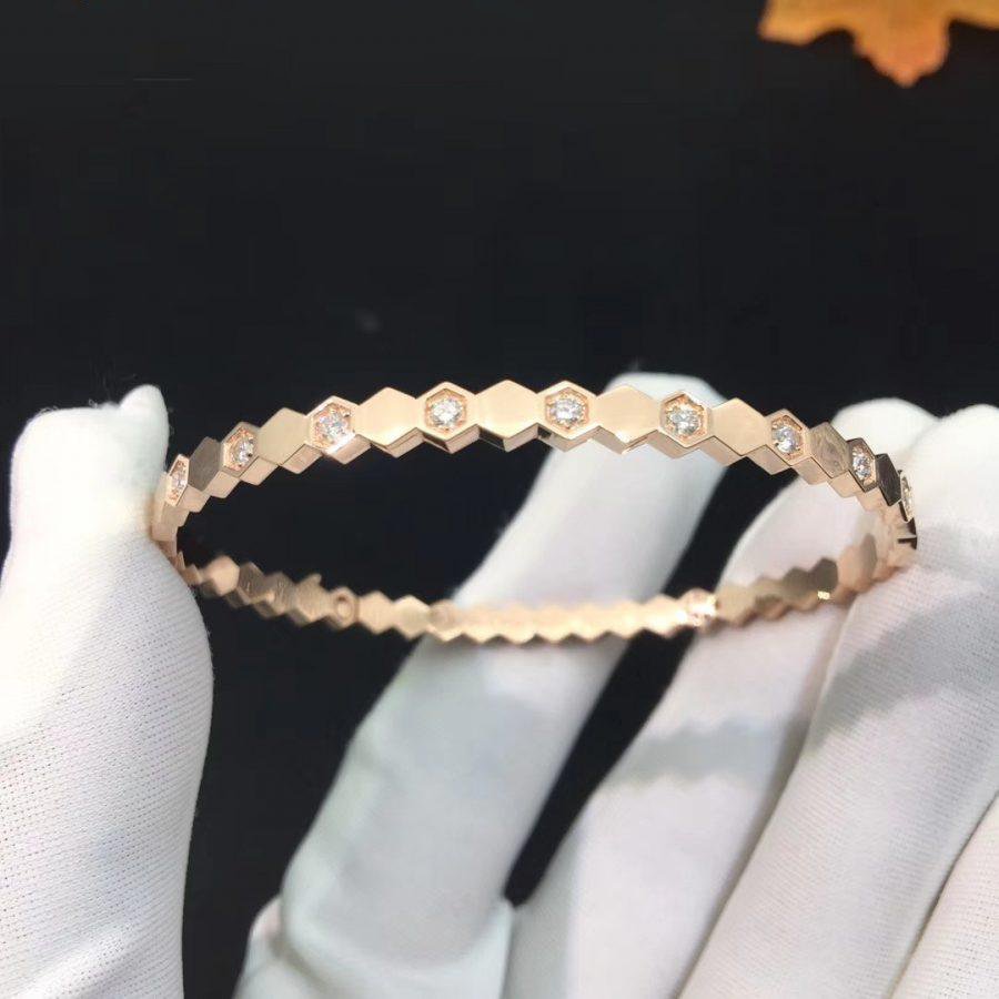 [Marin]BEE LOVE PINK GOLD DIAMOND BRACELET