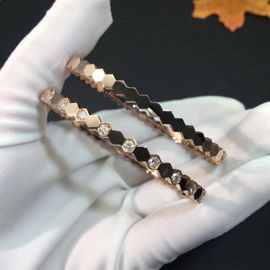 [Marin]BEE LOVE PINK GOLD DIAMOND BRACELET