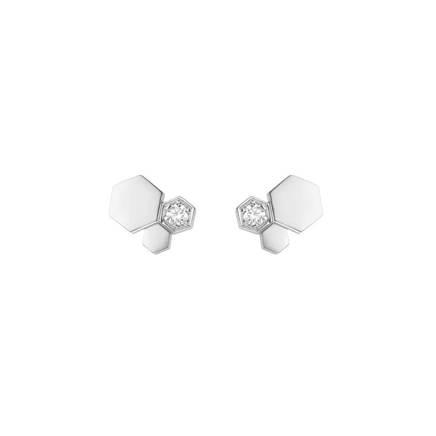 [Marin]BEE LOVE SILVER DIAMOND EARRINGS