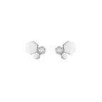[Marin]BEE LOVE SILVER DIAMOND EARRINGS