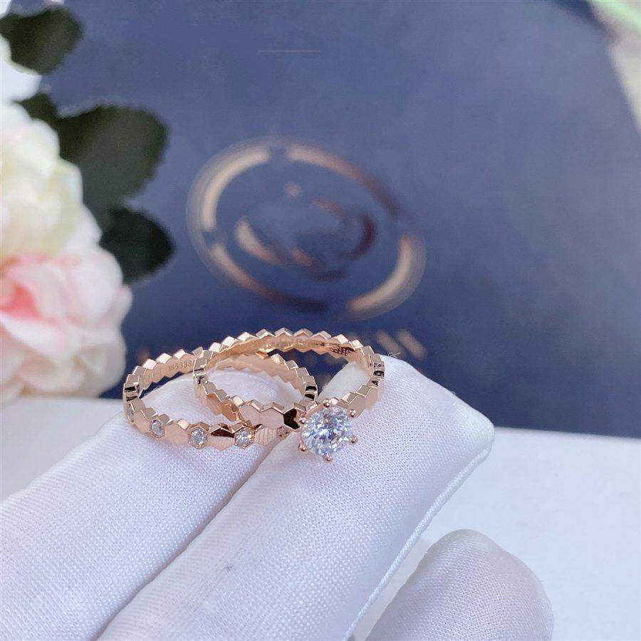 [Marin]BEE LOVE RING PINK GOLD 1 DIAMOND